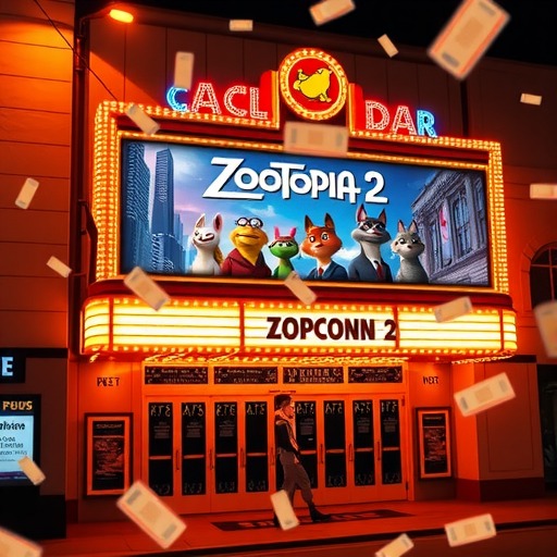 疯狂动物城2未映先火预售破3亿，想看人数超200万现象级爆款(图1)