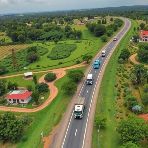 刚果（布）部长：中企承建的公路助力刚实现经济社会效益双赢