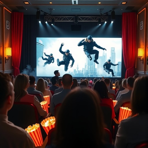 《特技狂人》上海特别观影好评如潮，硬核特技引爆银幕震撼