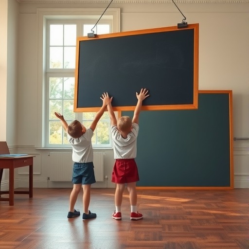 校园惊险瞬间：黑板坠落时的师生情与守护本能(图3)