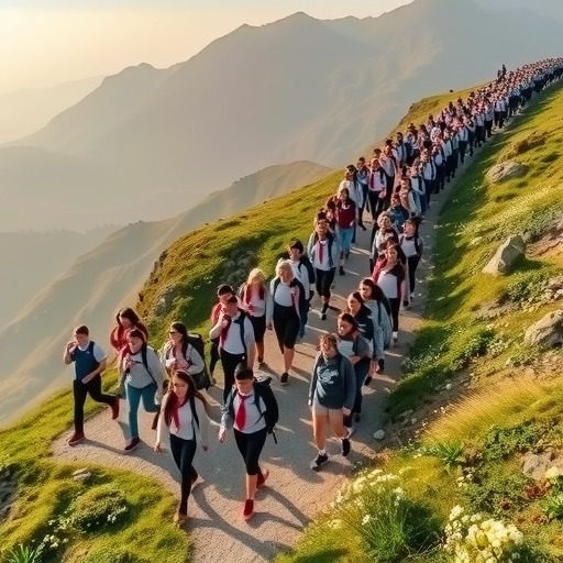 三千名师生徒步百里祭奠英烈，一种传承的力量与行走的课堂(图3)