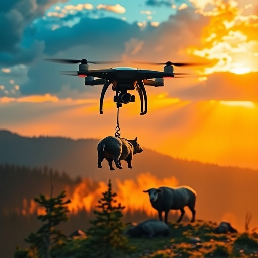 无人机吊运猪羊上山祭祖：当现代科技邂逅传统习俗(图2)