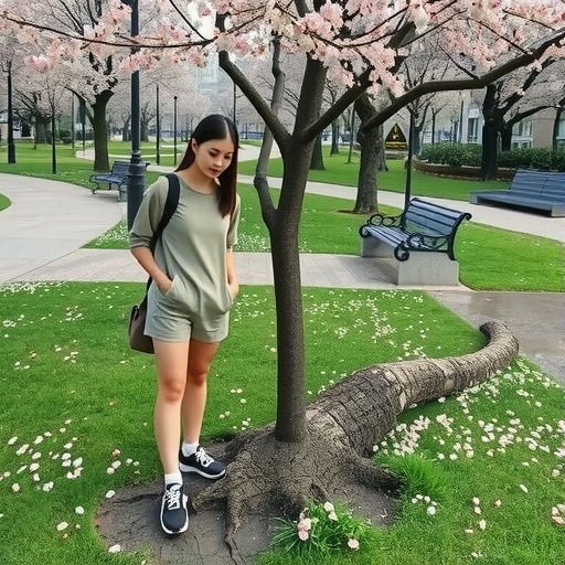 女子攀爬樱花树致倒伏，景区管理难在何处？