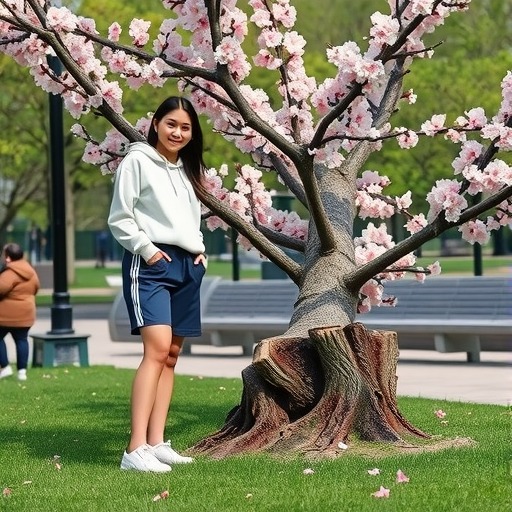 女子攀爬樱花树致倒伏，景区管理难在何处？(图3)