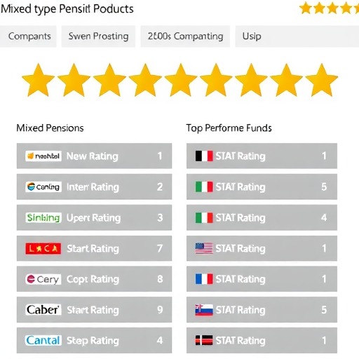 混合型养老金产品评级比例与市场分布解析(图1)