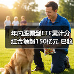 年内股票型ETF累计分红金额超150亿元 已超去年全年水平(图3) 股票型ETF分红热潮持续升温:年内总额超152亿元(图3)