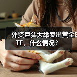 外资巨头大举卖出黄金ETF，什么情况？(图3)