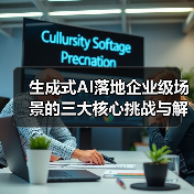 生成式AI落地企业级场景的三大核心挑战与解决方案(图1) 生成式AI驱动制造业升级与智能客服革新路径(图1)