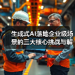 生成式AI落地企业级场景的三大核心挑战与解决方案(图3) 生成式AI驱动制造业升级与智能客服革新路径(图3)