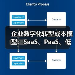 企业数字化转型成本模型:SaaS、PaaS、低代码开发投入产出比测算(图1) 企业数字化转型TCO成本模型构建与分析(图1)