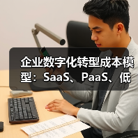 企业数字化转型成本模型:SaaS、PaaS、低代码开发投入产出比测算(图3) 企业数字化转型TCO成本模型构建与分析(图3)