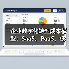 企业数字化转型成本模型:SaaS、PaaS、低代码开发投入产出比测算(图4) 企业数字化转型TCO成本模型构建与分析(图4)