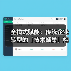 全栈式赋能:传统企业转型的「技术蜂巢」构建方法论(图4) 传统企业数字化转型困境与蜂巢模型机遇(图4)