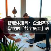 智能体矩阵:企业降本增效的「数字员工」养成记(图2) 智能体矩阵驱动企业降本增效新趋势(图2)