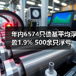 年内6574只债基平均浮盈1.9% 500余只浮亏(图1) 债基收益分化加剧 投资者需关注市场波动风险(图1)
