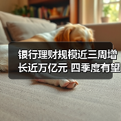 银行理财规模近三周增长近万亿元 四季度有望继续增长(图1) 银行理财规模回升 多重因素驱动增长(图1)