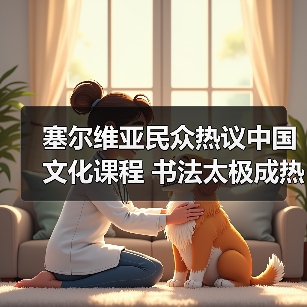 塞尔维亚民众踊跃参与中国文化体验课程-玄熵百博咨询(图1)