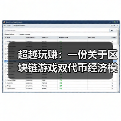 超越玩赚：一份关于区块链游戏双代币经济模型崩溃与重生的手术式分析