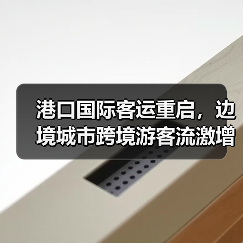 港口国际客运重启，边境城市跨境游客流激增？(图2)
