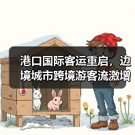 港口国际客运重启，边境城市跨境游客流激增？(图3)