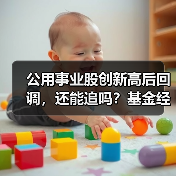 公用事业股创新高后回调，还能追吗？基金经理怎么说(图3)
