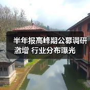 半年报高峰期公募调研激增 行业分布曝光(图4)
