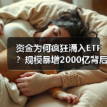 资金为何疯狂涌入ETF?规模暴增2000亿背后的信号(图1) ETF资金流入激增,股市投资机会凸显?-玄熵百博咨询(图1)