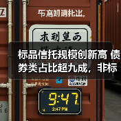 标品信托规模创新高 债券类占比超九成,非标业务遇冷趋势明显(图4) 标品信托规模创新高 债券类占比超九成,非标业务遇冷趋势明显(图4)