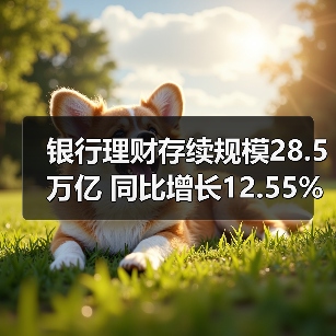 银行理财存续规模28.5万亿 同比增长12.55%(图2) 银行理财存续规模28.5万亿 同比增长12.55%(图2)