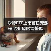 沙特ETF上市首日双涨停 溢价风险需警惕(图3) 沙特ETF上市首日双涨停 溢价风险需警惕(图3)