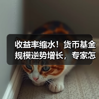 收益率缩水!货币基金规模逆势增长,专家怎么看?(图3) 货币基金收益率下行规模却持续增长,投资者如何抉择?-玄熵百博咨询(图3)