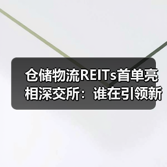 仓储物流REITs首单亮相深交所:谁在引领新风口?(图2) 仓储物流REITs首单亮相深交所:谁在引领新风口?(图2)