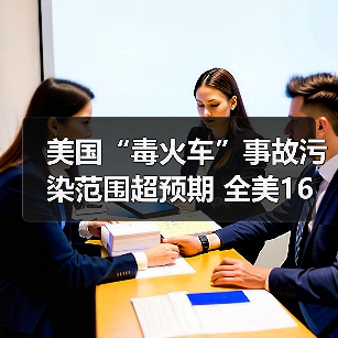 美国“毒火车”事故污染范围超预期 全美16州遭波及(图3) 美国“毒火车”事故污染范围超预期 全美16州遭波及(图3)