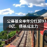 公募基金半年分红超930亿，债基成主力 - 玄熵百博咨询