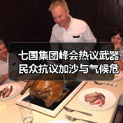 七国集团峰会热议武器 民众抗议加沙与气候危机(图2)