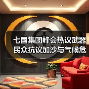 七国集团峰会热议武器 民众抗议加沙与气候危机(图1)