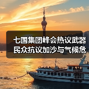 七国集团峰会热议武器 民众抗议加沙与气候危机(图4)