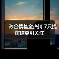 政金债基金热销 7只提前结募引关注(图3) 政金债基金热销 7只提前结募引关注(图3)