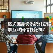 区块链身份系统能否破解互联网信任危机?(图3) 区块链身份系统能否破解互联网信任危机?(图3)