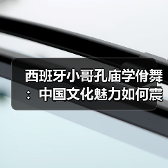 西班牙小哥孔庙学佾舞：中国文化魅力如何震撼世界？(图2)
