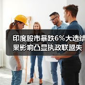 印度股市暴跌6%大选结果影响凸显执政联盟失利(图3)