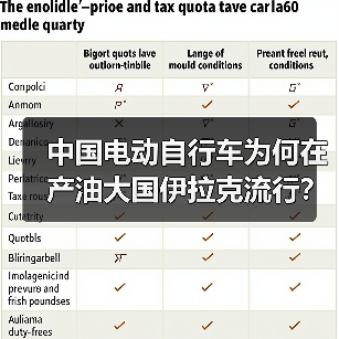 中国电动自行车为何在伊拉克大受欢迎？-玄熵百博咨询(图4)