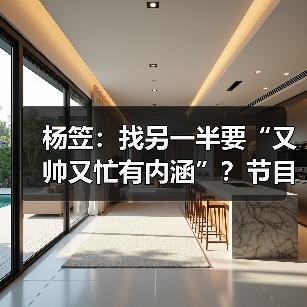 杨笠首登《非诚勿扰》分享择偶三标准：又帅又忙有内涵-玄熵百博咨询(图2)