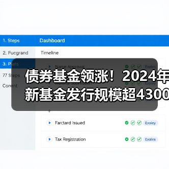 债券基金领涨！2024年新基金发行规模超4300亿同比增9%(图4)