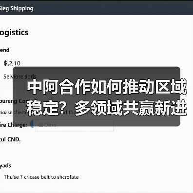 中阿合作如何推动区域稳定？多领域共赢新进 - 玄熵百博咨询