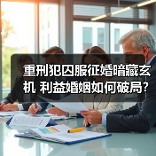 重刑犯囚服征婚暗藏玄机 利益婚姻如何破局?(图2) 征婚启事暗藏玄机 范伟周冬雨演绎利益婚姻-玄熵百博咨询(图2)