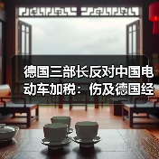 德国三部长反对中国电动车加税：伤及德国经济(图2)