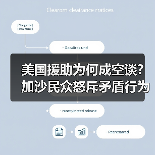 美国援助为何成空谈？加沙民众怒斥矛盾行为(图2)