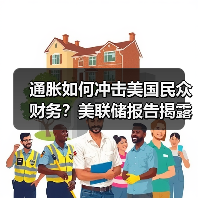 通胀如何冲击美国民众财务?美联储报告揭露真实困境(图1) 通胀如何冲击美国民众财务?美联储报告揭露真实困境(图1)