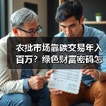 农批市场靠碳交易年入百万?绿色财富密码怎么算?(图4) 农批市场靠碳交易年入百万?绿色财富密码怎么算?(图4)